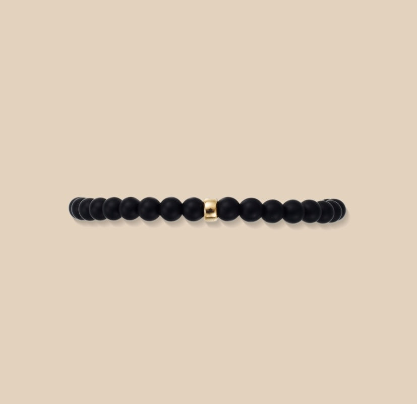 Mens Black Onyx Bracelet