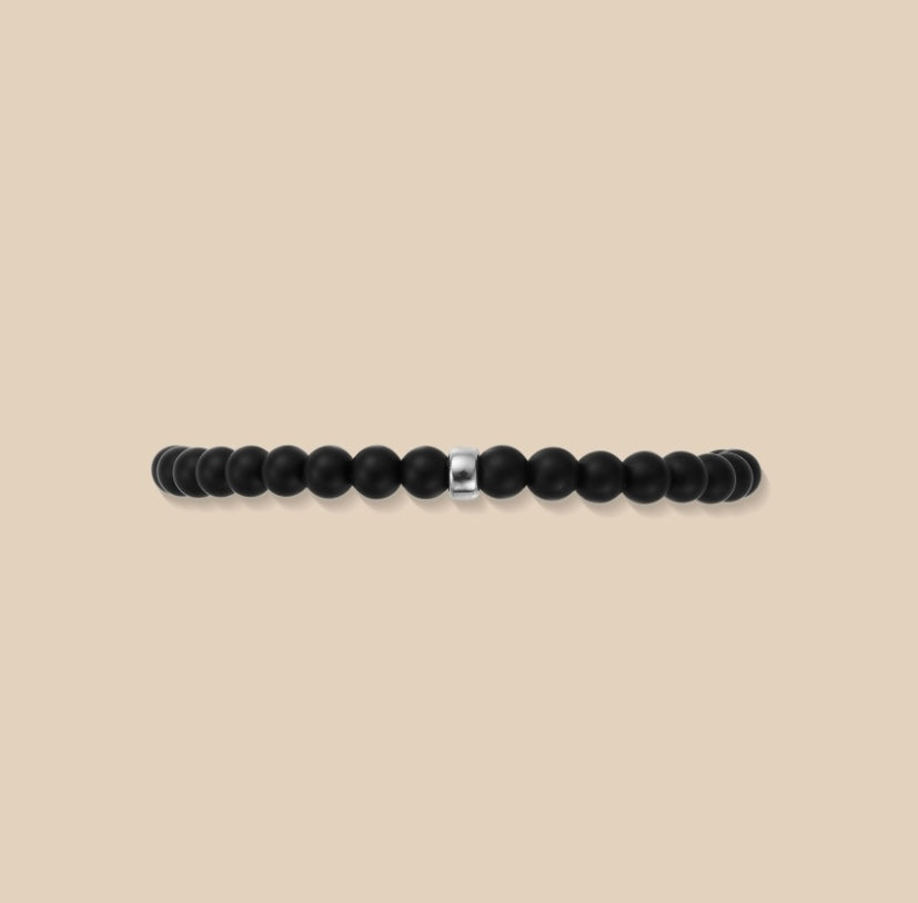 Mens Black Onyx Bracelet