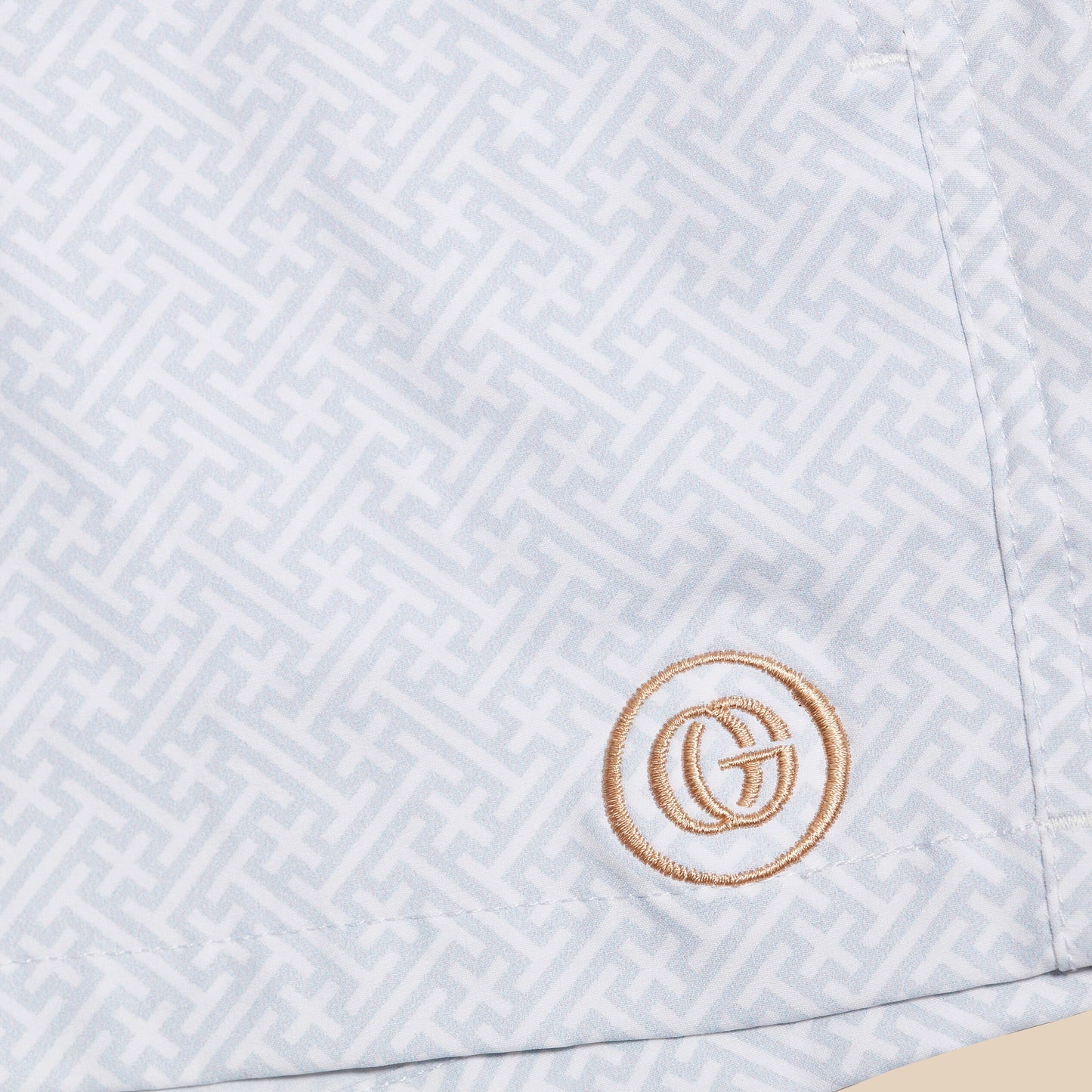 Havana Print Shorts - Grey Geo