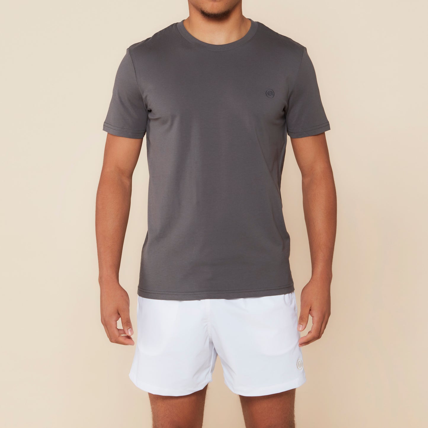 Cotton Tee - Charcoal