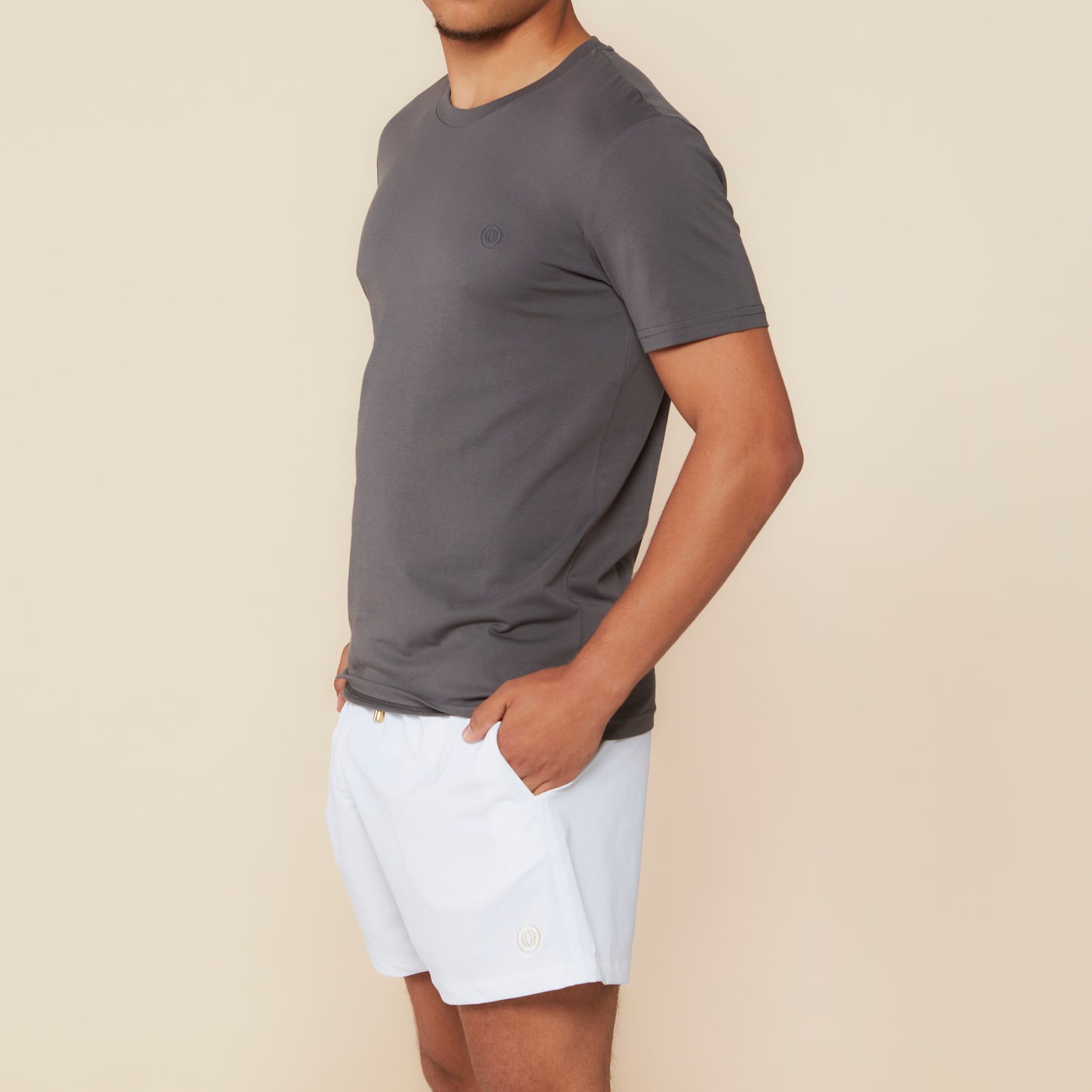 Cotton Tee - Charcoal
