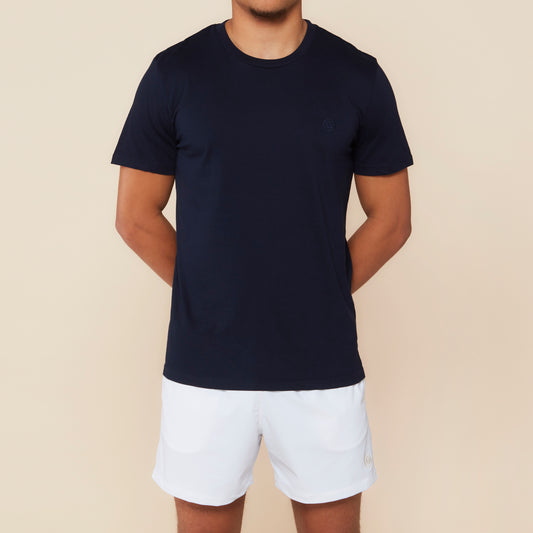 Cotton Tee - Navy