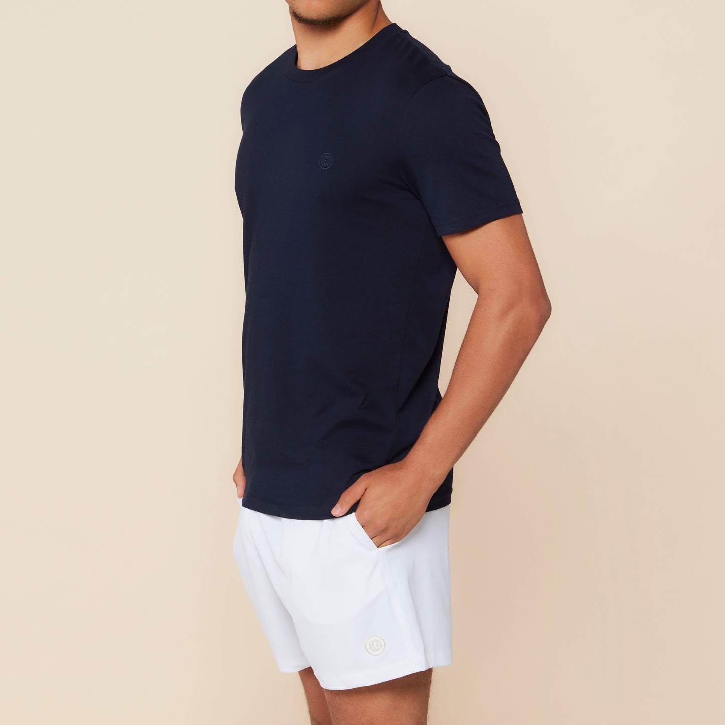 Cotton Tee - Navy