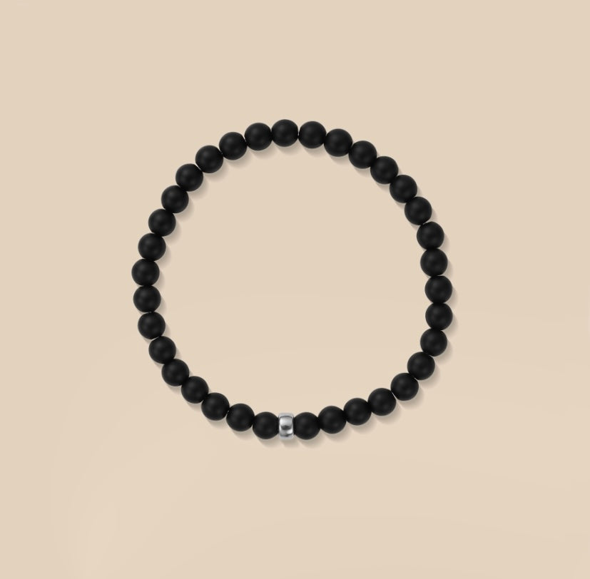 Mens Black Onyx Bracelet